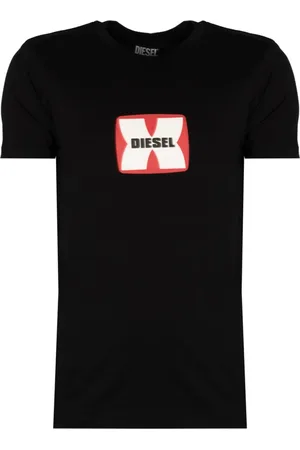 Diesel Homme, Tops, Noir, Taille: M T-Shirt Élégance Intemporelle