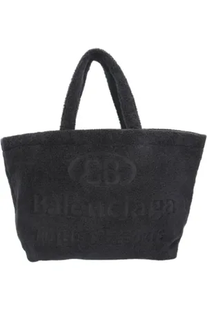 Balenciaga Femme, Pre-owned, Noir, Taille: ONE Size Pre-owned Daim cabas