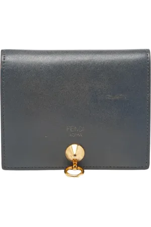 Fendi Femme, Pre-owned, Gris, Taille: ONE Size Pre-owned Cuir petite-maroquinerie