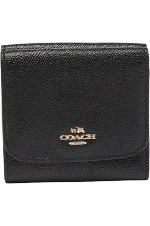 Coach Femme, Pre-owned, Noir, Taille: ONE Size Pre-owned Cuir petite-maroquinerie