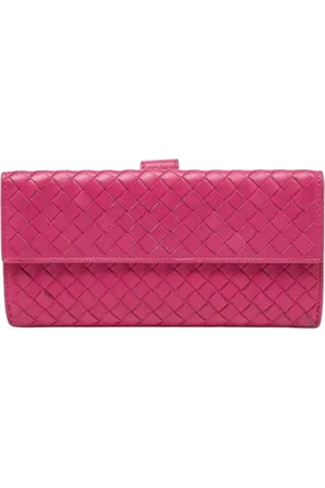 Bottega Veneta Femme, Pre-owned, Rose, Taille: ONE Size Pre-owned Cuir petite-maroquinerie