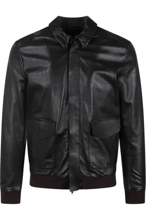 Brian Dales Homme, Vestes, Noir, Taille: S Veste en cuir