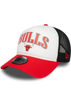 New Era Unisex, Accessoires, Multicolore, Taille: ONE Size Casquette E-Frame Trucker Chicago Bulls NBA Retro noir osfm