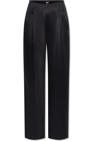 Cult Gaia Femme, Pantalons, Noir, Taille: 42 FR Pantalon en satin Tasha