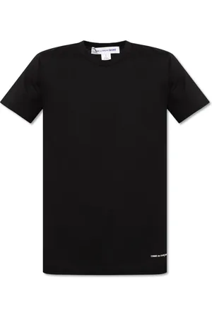Comme des Garçons Homme, Tops, Noir, Taille: L T-Shirt avec Logo