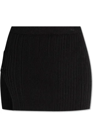 MISBHV Femme, Jupes, Noir, Taille: 40 FR Jupe avec monogramme