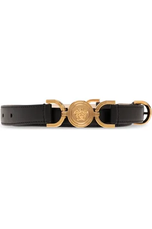 VERSACE Femme, Accessoires, Noir, Taille: 75 CM Medusa 95 ceinture