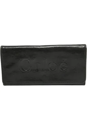 Chloé Femme, Pre-owned, Noir, Taille: ONE Size Pre-owned Cuir petite-maroquinerie