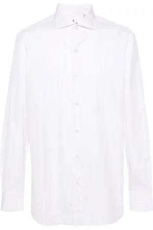 Finamore Homme, Chemises, Rose, Taille: L Formal Chemises