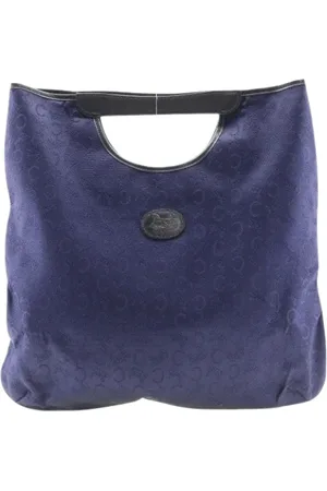 Céline Femme, Pre-owned, Bleu, Taille: ONE Size Pre-owned Toile cabas