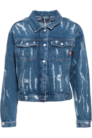 AMISH Femme, Vestes, Bleu, Taille: 36 FR Veste Extrême