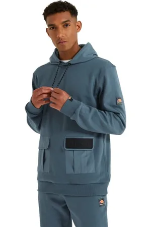 Ellesse Homme, Sweatshirts et sweats à capuche, Bleu, Taille: M Sweat Precipito Oh