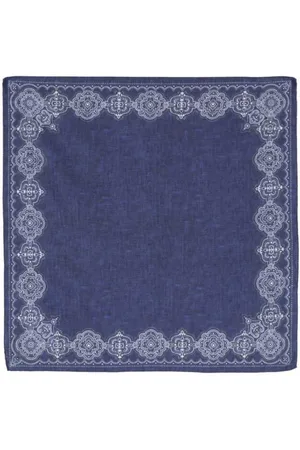 Lady Anne Homme, Accessoires, Bleu, Taille: ONE Size Silky Scarves