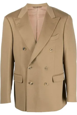 CANALI Homme, Vestes, Brun, Taille: 3XL Blazer en cachemire marron