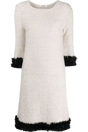 CHARLOTT Femme, Robes, Blanc, Taille: 42 FR Knitted Robes