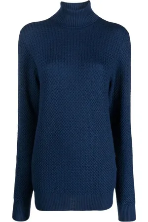 LA FILERIA Homme, Pulls, Bleu, Taille: 4XL Col roulés