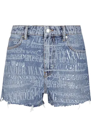Alexander Wang Femme, Shorts, Bleu, Taille: W27 Denim Shorts