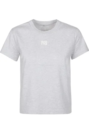 Alexander Wang Femme, Tops, Gris, Taille: 38 FR T-Chemises