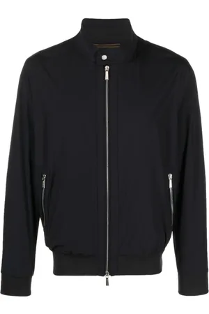 MOORER Homme, Vestes, Bleu, Taille: 4XL Bomber Vestes