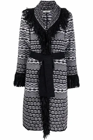 CHARLOTT Femme, Manteaux, Noir, Taille: 38 FR Belted Manteaux