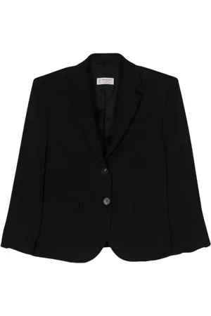 ALBERTO BIANI Femme, Vestes, Noir, Taille: 40 FR Veste noire stretch avec revers