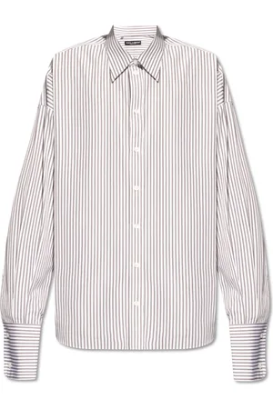 Dolce & Gabbana Homme, Chemises, Blanc, Taille: L Chemise à rayures
