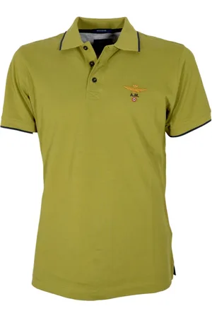Aeronautica Militare Homme, Tops, Vert, Taille: S Chemises