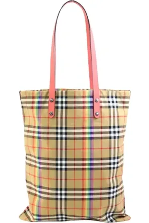 Burberry Femme, Pre-owned, Multicolore, Taille: ONE Size Pre-owned Coton cabas