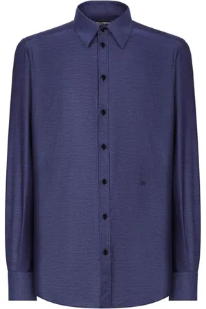 Dolce & Gabbana Homme, Chemises, Bleu, Taille: XL Blouses & Chemises