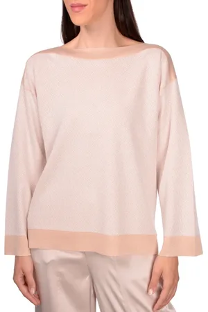Gran Sasso Femme, Pulls, Rose, Taille: 40 FR Pulls en Poudre Collection
