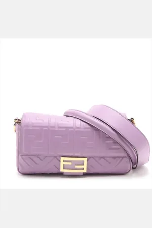Fendi Femme, Pre-owned, Violet, Taille: ONE Size Pre-owned Cuir sacs-fendi