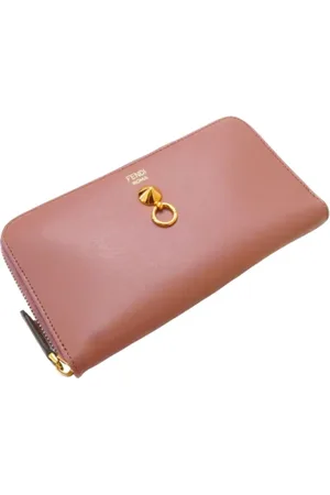 Fendi Femme, Pre-owned, Rose, Taille: ONE Size Pre-owned Cuir petite-maroquinerie
