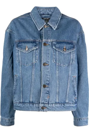 KSUBI Femme, Vestes, Bleu, Taille: 36 FR Veste Bleue Claire avec Logo