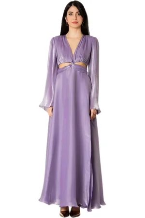ACTUALEE Femme, Robes, Violet, Taille: 40 FR Maxi Robes