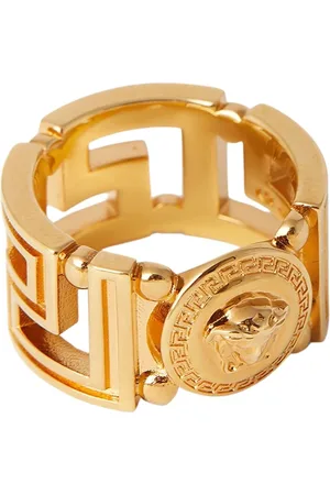 VERSACE Femme, Accessoires, Jaune, Taille: 50 MM Rings