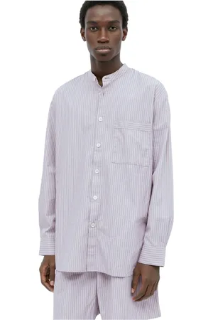 Tekla Homme, Chemises, Violet, Taille: S Chemises