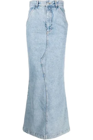 Moschino Femme, Jupes, Bleu, Taille: 42 FR Denim Skirts