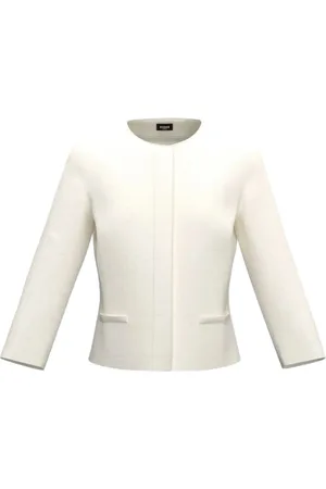 MARELLA Femme, Vestes, Blanc, Taille: 42 FR Vestes