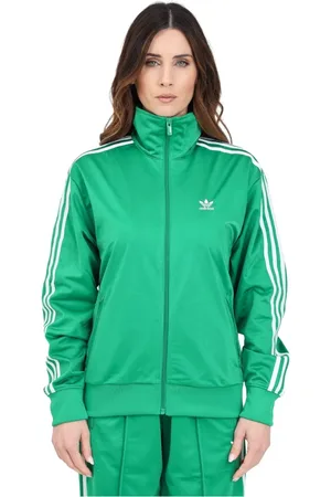 adidas Femme, Sweatshirts et sweats à capuche, Vert, Taille: 38 FR Pull Vert Firebird