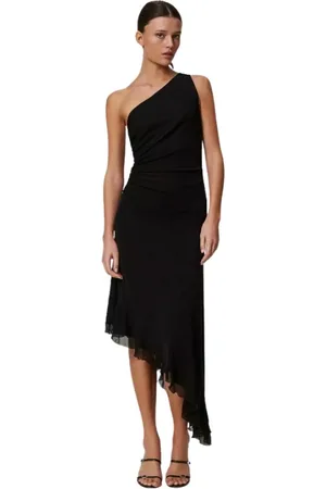 Twin-Set Femme, Robes, Noir, Taille: 36 FR Midi Robes