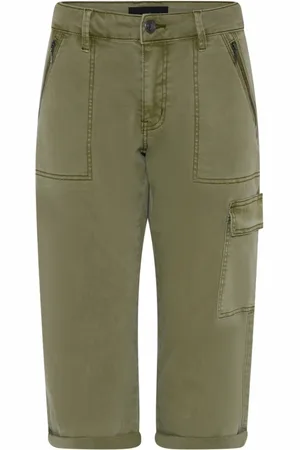 C.ro Femme, Shorts, Vert, Taille: 42 FR Long Shorts