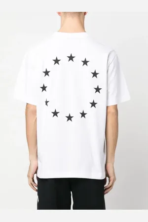 Etudes Homme, Tops, Blanc, Taille: L Etudes T-shirt Wonder Europa Back Blanc - S