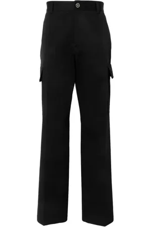 VERSACE Homme, Pantalons, Noir, Taille: L Straight Pantalons