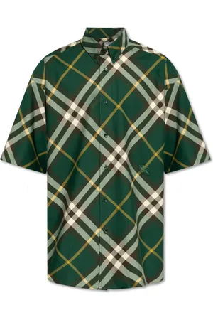 Burberry Homme, Chemises, Multicolore, Taille: M Chemise à Carreaux