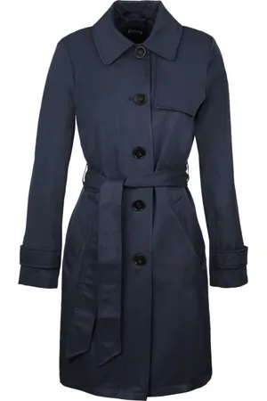 MARELLA Femme, Manteaux, Bleu, Taille: 36 FR Rain Vestes