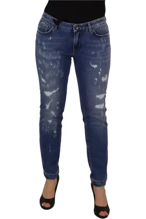 Dolce & Gabbana Femme, Jeans, Bleu, Taille: 40 FR Jeans slim