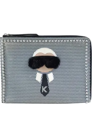 Fendi Femme, Pre-owned, Gris, Taille: ONE Size Pre-owned Cuir pochettes-minaudieres