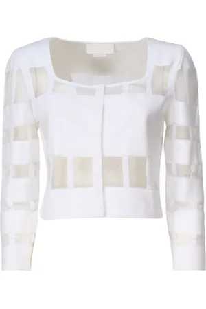 GENNY Femme, Blouses et Chemises, Blanc, Taille: 36 FR Pulls Blancs Collection