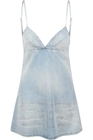 Diesel Femme, Robes, Bleu, Taille: 38 FR Short Robes