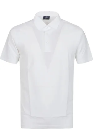 BARBA Homme, Tops, Blanc, Taille: M Polo Chemises